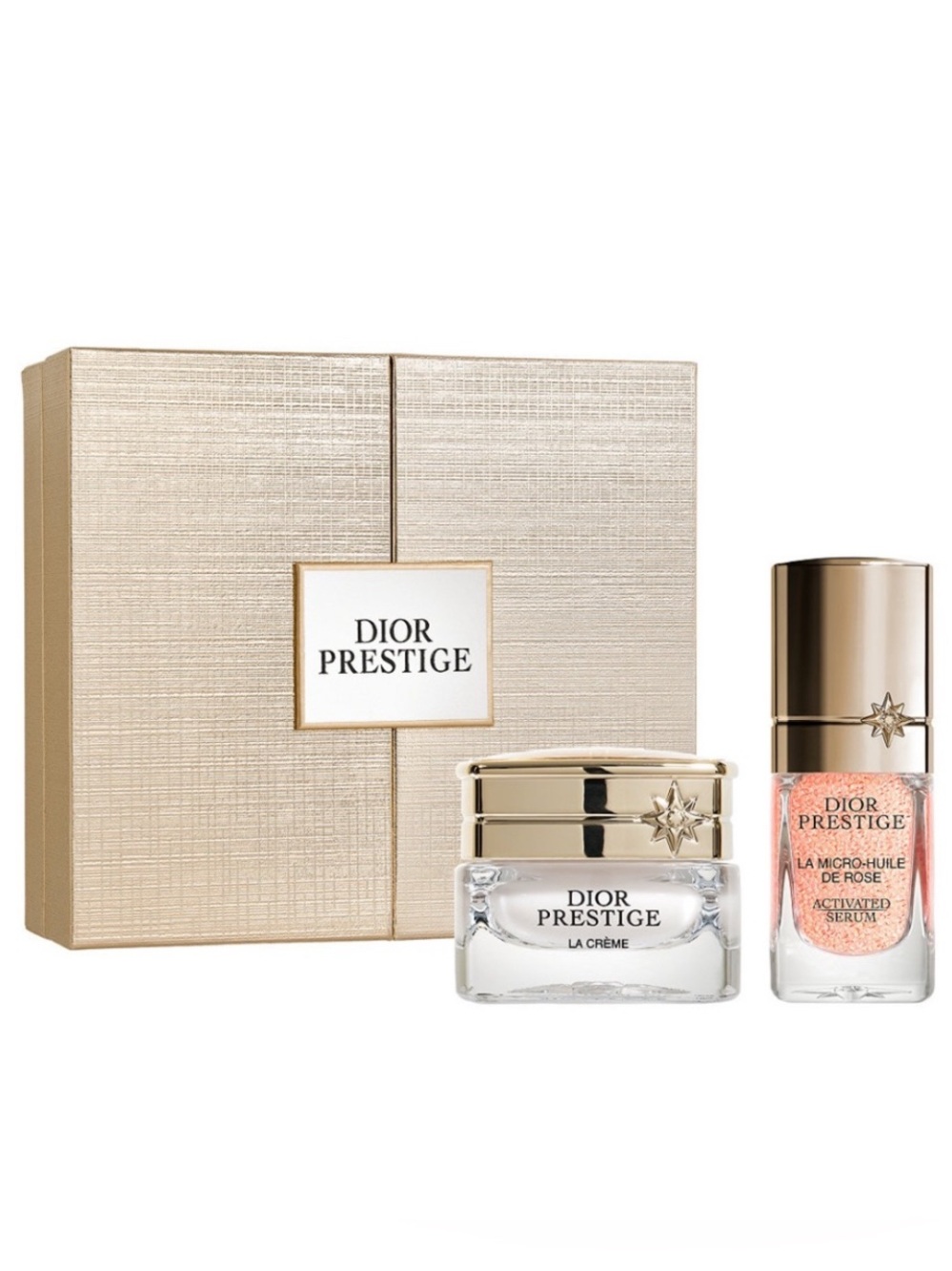 Dior Prestige La Crème and L'Huile de Rose Serum 3 pc Gift Set Limited Edition